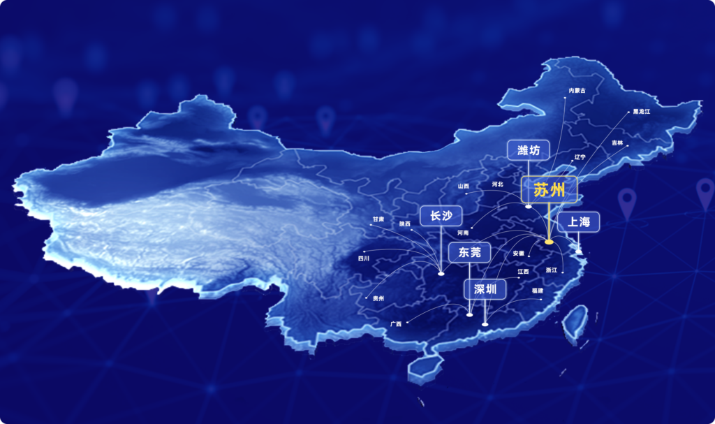 钧舵的国内服务版图