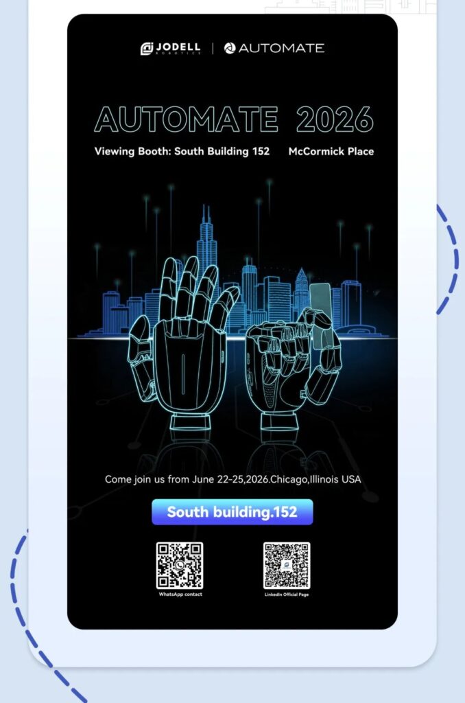 钧舵机器人(Jodell Robotics)参展美国 AUTOMATE 2026